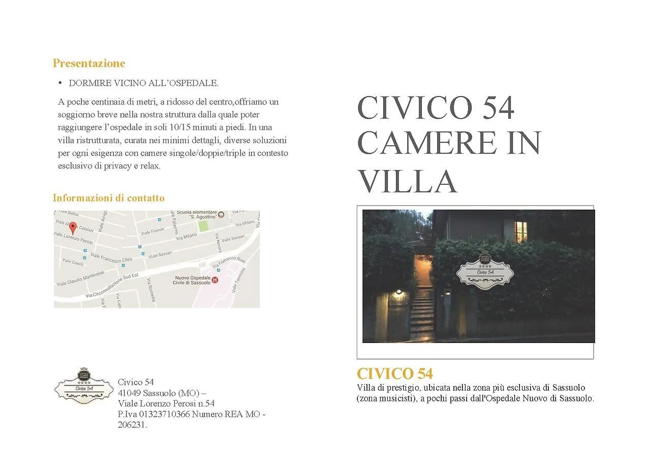 Civico 54 Sassuolo 호텔 게스트하우스